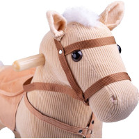Bigjigs Toys Drevený hojdací kôň béžový