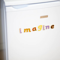 Tidlo Drevené magnetické písmenká