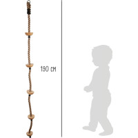 small foot Detské šplhacie lano s nášľapnými bodmi