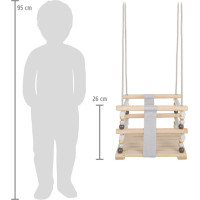small foot Drevená hojdačka škandinávska - poškodený obal