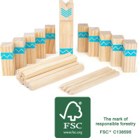 Small Foot Vikingské kocky Kubb - poškodený obal