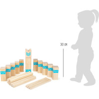 Small Foot Vikingské kocky Kubb - poškodený obal