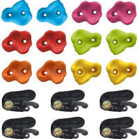 2Kids Toys Lezecké úchyty s popruhmi na strom 12 ks