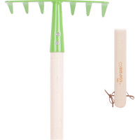 Bigjigs Toys Záhradné hrable zelené
