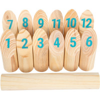small foot Vikingské kocky Kubb s číslami Active