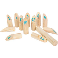 small foot Vikingské kocky Kubb s číslami Active