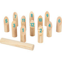 small foot Vikingské kocky Kubb s číslami Active