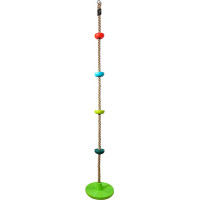 2Kids Toys Detské šplhacie lano s diskami farebné