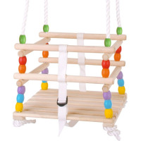 Bigjigs Toys Drevená korálková hojdačka