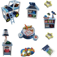 2Kids Toys miniatúra domčeka Charlesova izba