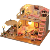 2Kids Toys miniatúra domčeka Ružový dom