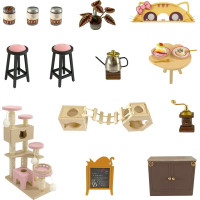 2Kids Toys miniatúra domčeka Mačacia kaviareň so záhradkou