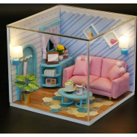 2Kids Toys miniatúra domčeka Slnečná obývacia izba