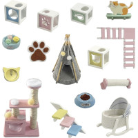 2Kids Toys miniatúra domčeku Domov mačičky Mňau