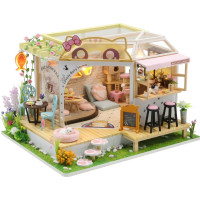 2Kids Toys miniatúra domčeka Mačacia kaviareň so záhradkou