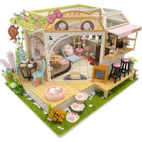 2Kids Toys miniatúra domčeka Mačacia kaviareň so záhradkou