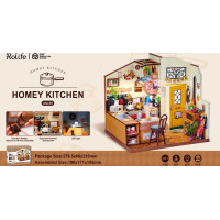 RoboTime 3D Drevené puzzle Útulná kuchyňa