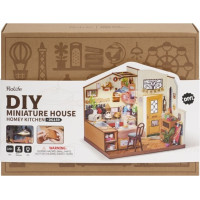 RoboTime 3D Drevené puzzle Útulná kuchyňa