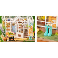 RoboTime 3D Drevené puzzle Vysnívaný záhradný dom