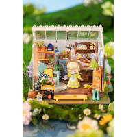 RoboTime 3D Drevené puzzle Vysnívaný záhradný dom