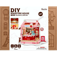 RoboTime miniatúra domčeka Mliečny bar Strawberry