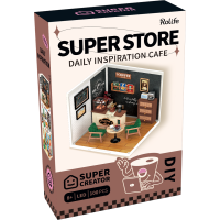 RoboTime miniatúra domčeka Kaviareň inšpiráciou