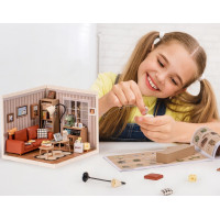 RoboTime miniatúra domčeka Útulná obývacia izba