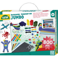 Lena Kreatívny kufrík Jumbo modrý 800 ks
