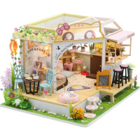 2Kids Toys miniatúra domčeka Mačacia kaviareň so záhradkou