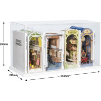RoboTime 3D Puzzle Zarážka na knihy "Falling Sakura" (drevená)