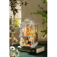 RoboTime 3D puzzle Zarážka na knihy Garden House (drevená)