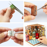 RoboTime miniatúra domčeka Knižnica