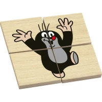 Detoa Drevené puzzle Krtko