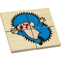 Detoa Drevené puzzle Krtko