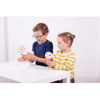 Bigjigs Toys Drevený rotačný bubienok hviezdičky 1 ks