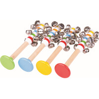 Bigjigs Toys Rolničky pruhované 1 ks