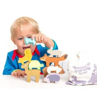 Le Toy Van Petilou Skladacia veža zvieratká