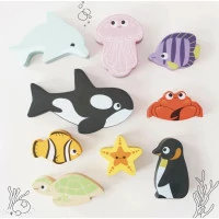 Le Toy Van Petilou Skladacia veža Oceán 9 ks