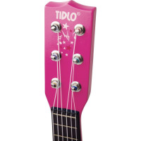 Tidlo Drevená gitara Star ružová