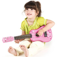 Tidlo Drevená gitara Star ružová