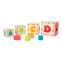 small foo Didaktické vkladacie kocky ABC