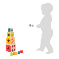 small foo Didaktické vkladacie kocky ABC