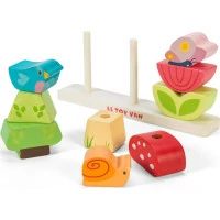Le Toy Van Petilou skladacie kocky veselá záhradka