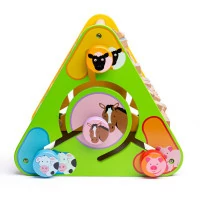 Bigjigs Baby Aktívny trojuholník s angličtinou