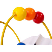 Bigjigs Baby Motorický labyrint hojdačka kravička