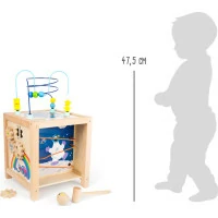 small foot Motorická kocka Sezame otvor sa!