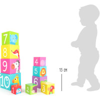 small foot Drevená veža so zvieratkami