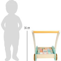 small foot Vozík s kockami