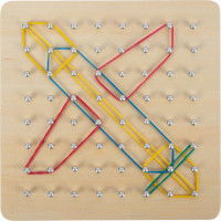 small foot Drevená doska Geoboard