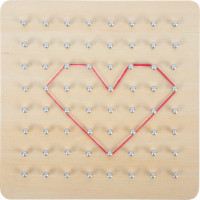 small foot Drevená doska Geoboard